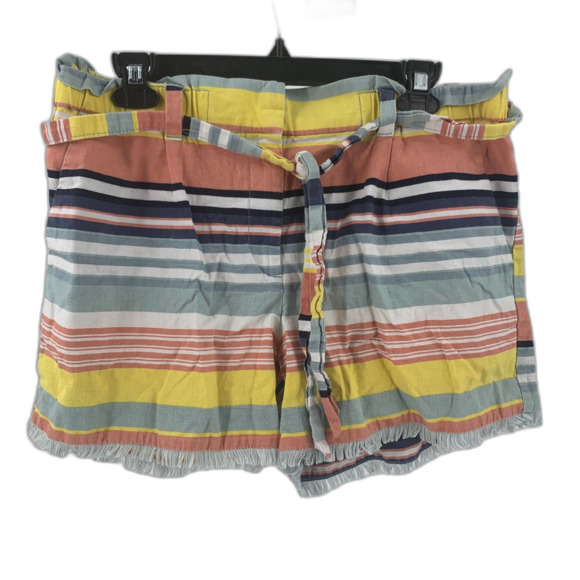 LOFT Pants - Loft multi color raw hem shorts 10